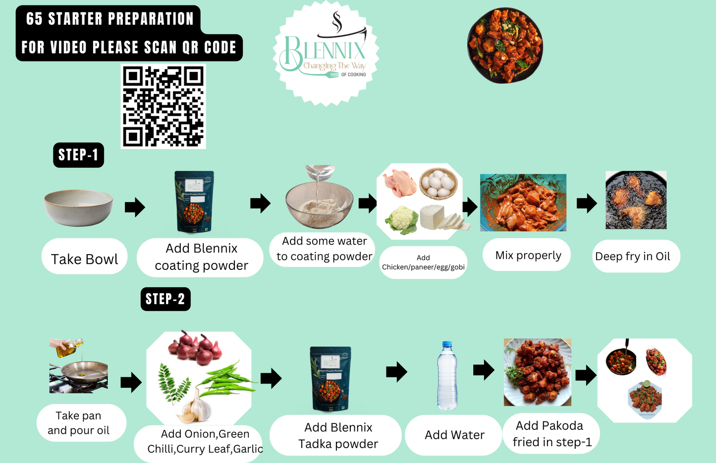 65-Starter Ready mix powder - Premium from Blennix - Just Rs120.00! Shop now at Blennix