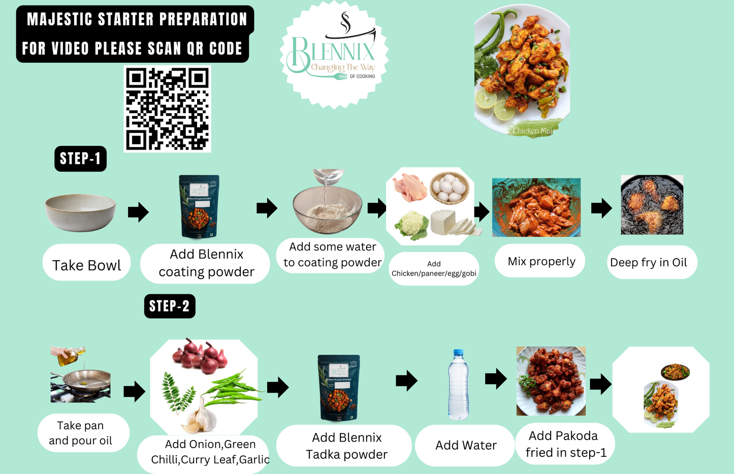 Majestic starter Ready mix powder - Premium from Blennix - Just Rs120.00! Shop now at Blennix