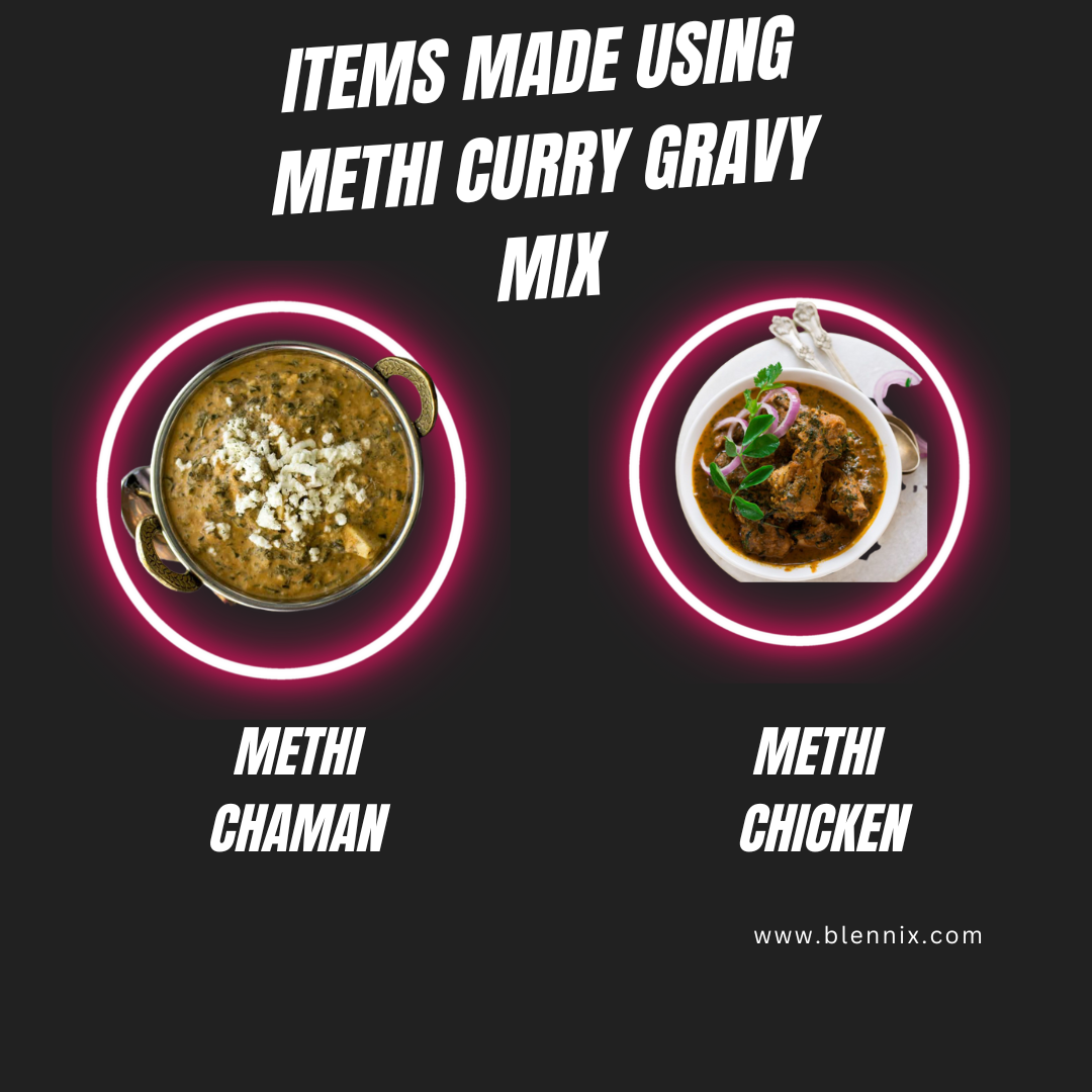 Methi Curry Gravy Mix - Premium  from Blennix - Just Rs140.00! Shop now at Blennix