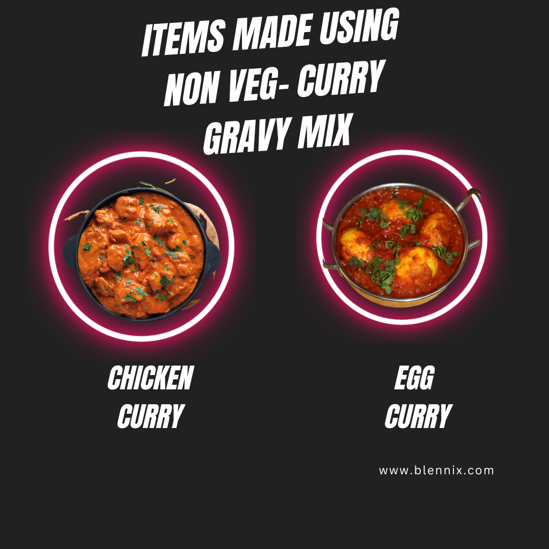 Non-veg curry Gravy Mix - Premium  from Blennix - Just Rs120.00! Shop now at Blennix